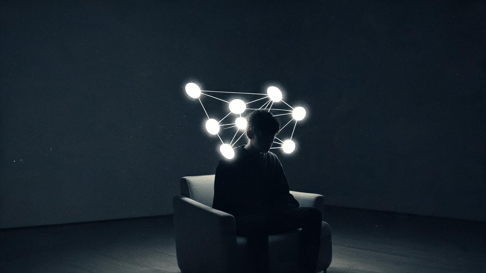 When external demands fall quiet, a distributed brain network becomes relatively active
